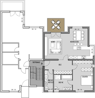 Grundriss Altenwoogstraße 13 - Wohnung 1 - 1. OG